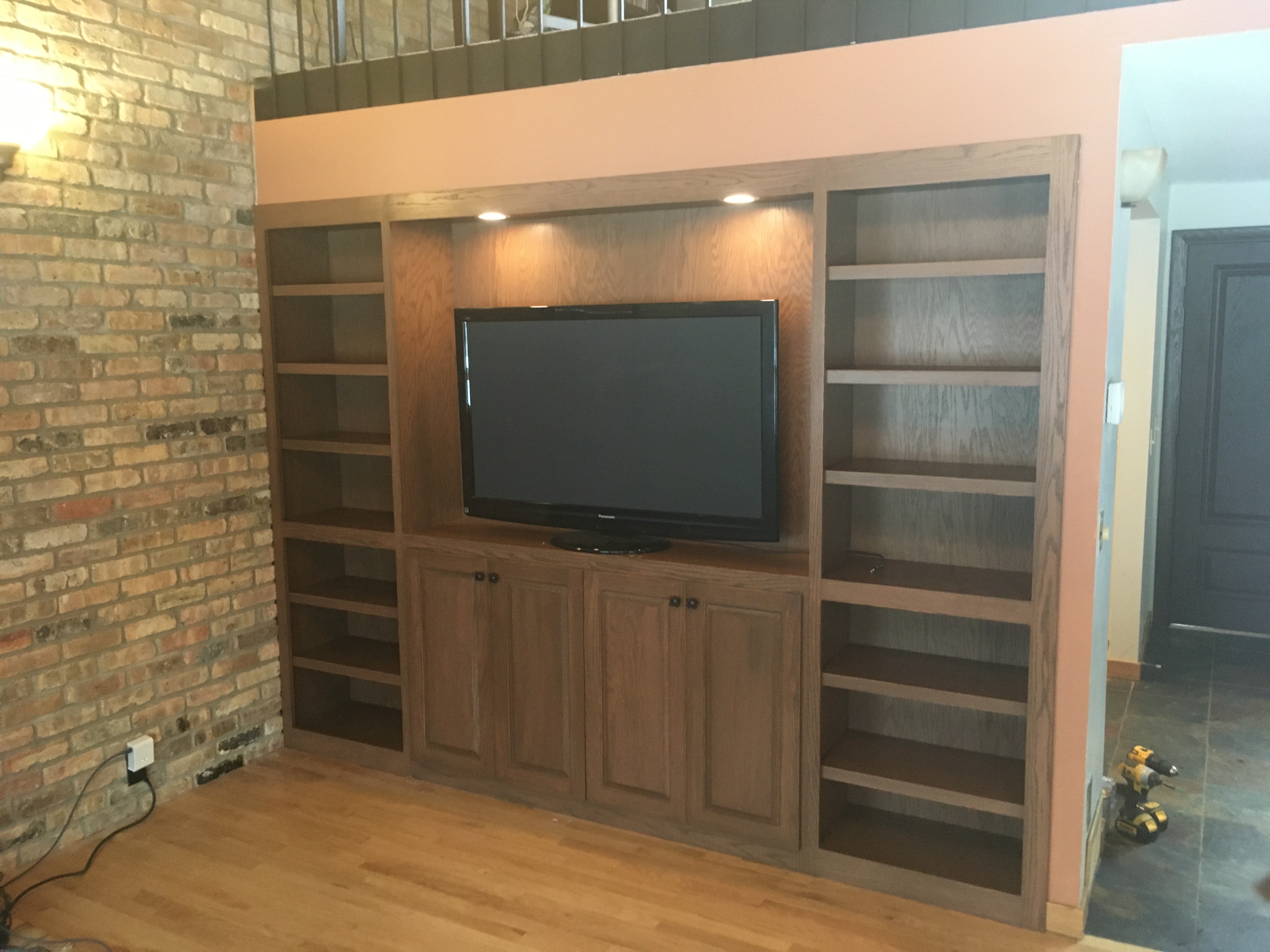 Built in entertainment center
