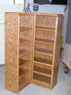 Corner DVD Shelf