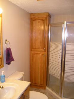 Oak Linen Cabinet