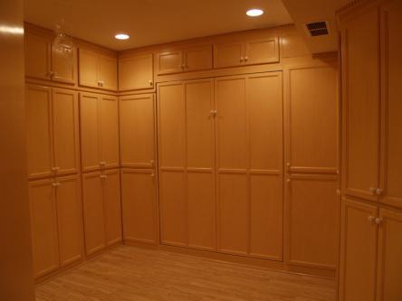 Birch Queen Sized Murphy Bed Closed