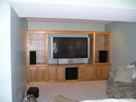 Oak Entertainment Center