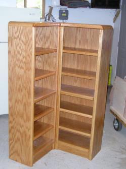 Corner DVD Shelf