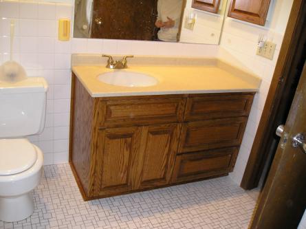 Oak Vanity
