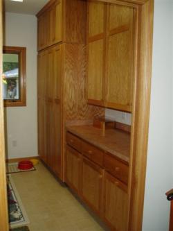 Oak Pantry Cabinets